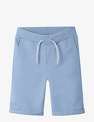 name it - NKMVERMO LONG SWE SHORTS UNB F NOOS - sweat shorts - chambray blue - 0