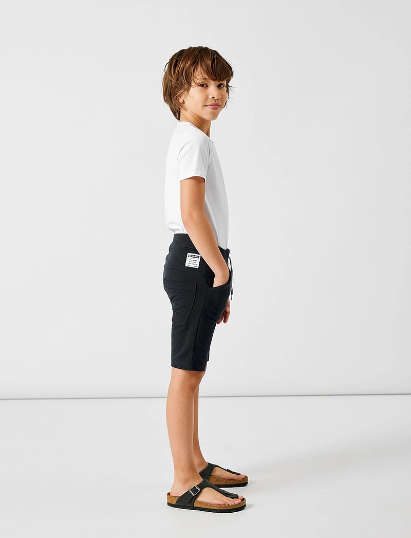 name it - NKMVERMO LONG SWE SHORTS UNB F NOOS - sweatshorts - dark sapphire - 3