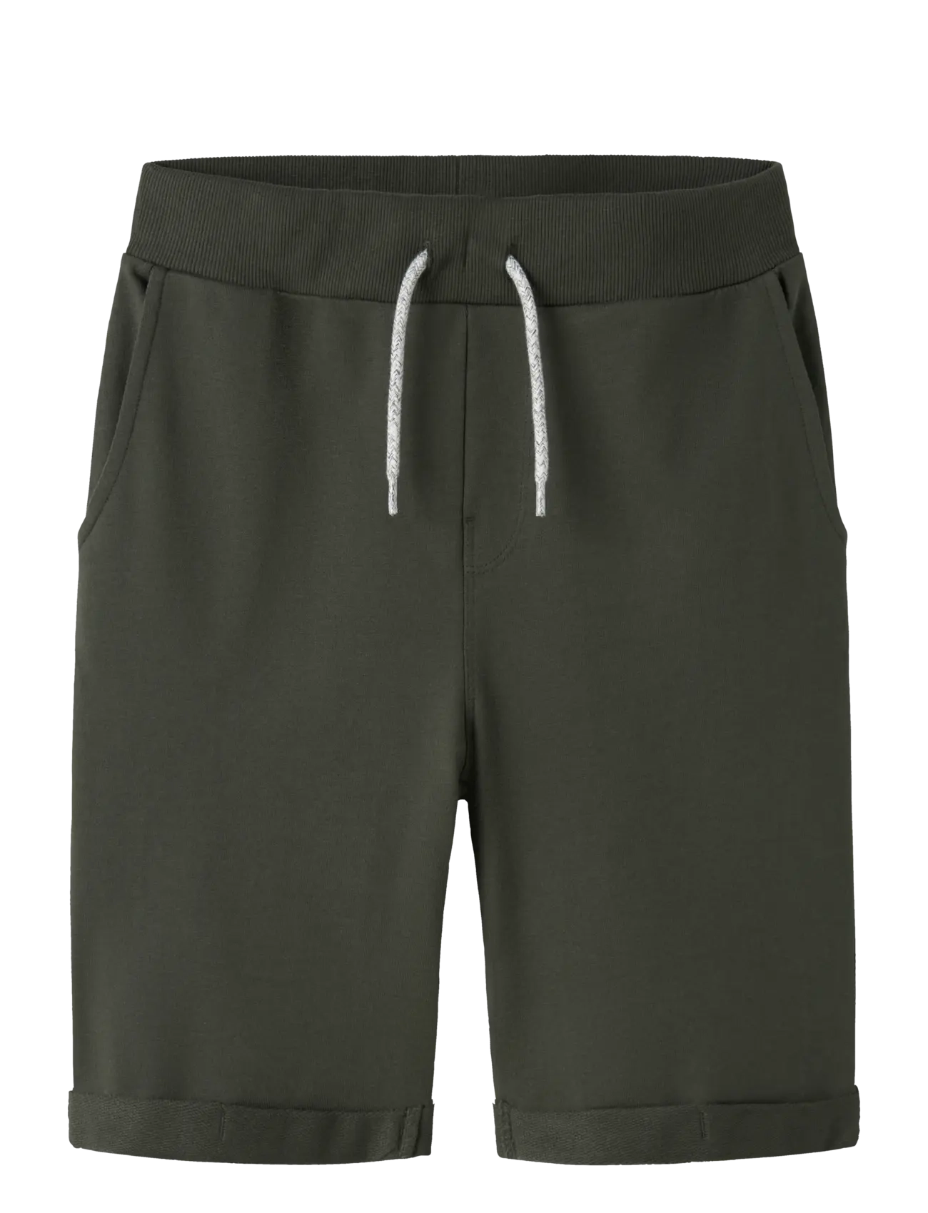 name it NKMVERMO LONG SWE SHORTS UNB F NOOS - Nederdelar - DEEP DEPTHS / green