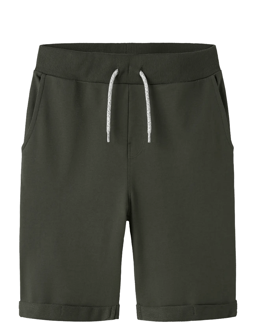 name it - NKMVERMO LONG SWE SHORTS UNB F NOOS - sweatshorts - deep depths - 1