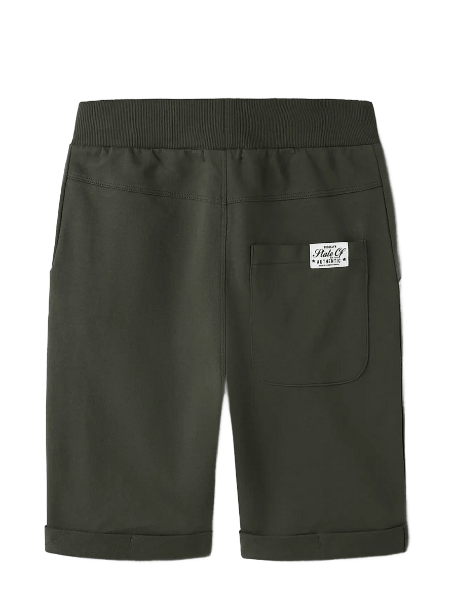 name it - NKMVERMO LONG SWE SHORTS UNB F NOOS - sweatshorts - deep depths - 2