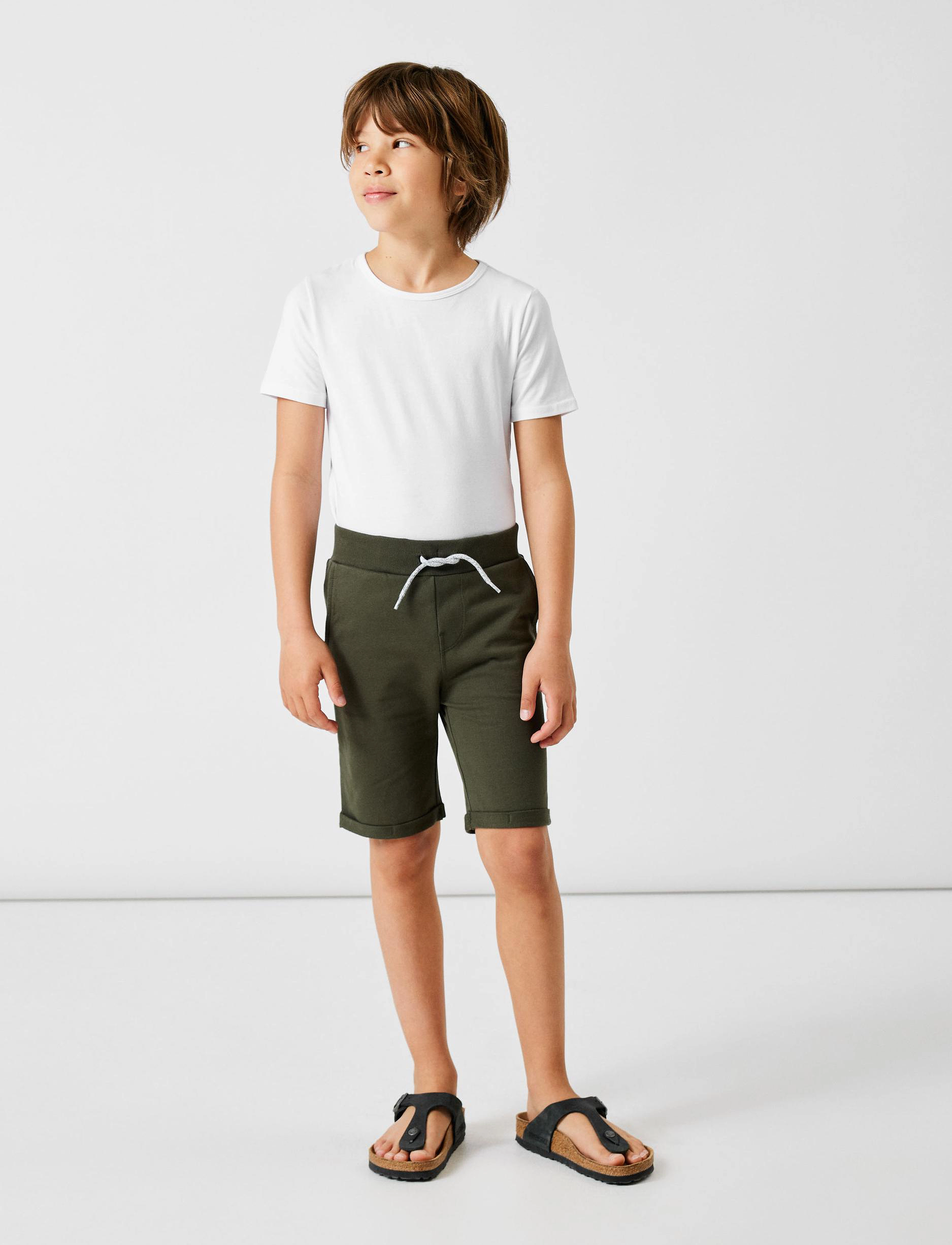 name it - NKMVERMO LONG SWE SHORTS UNB F NOOS - sweatshorts - deep depths - 5