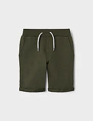name it - NKMVERMO LONG SWE SHORTS UNB F NOOS - sweat shorts - deep depths - 4