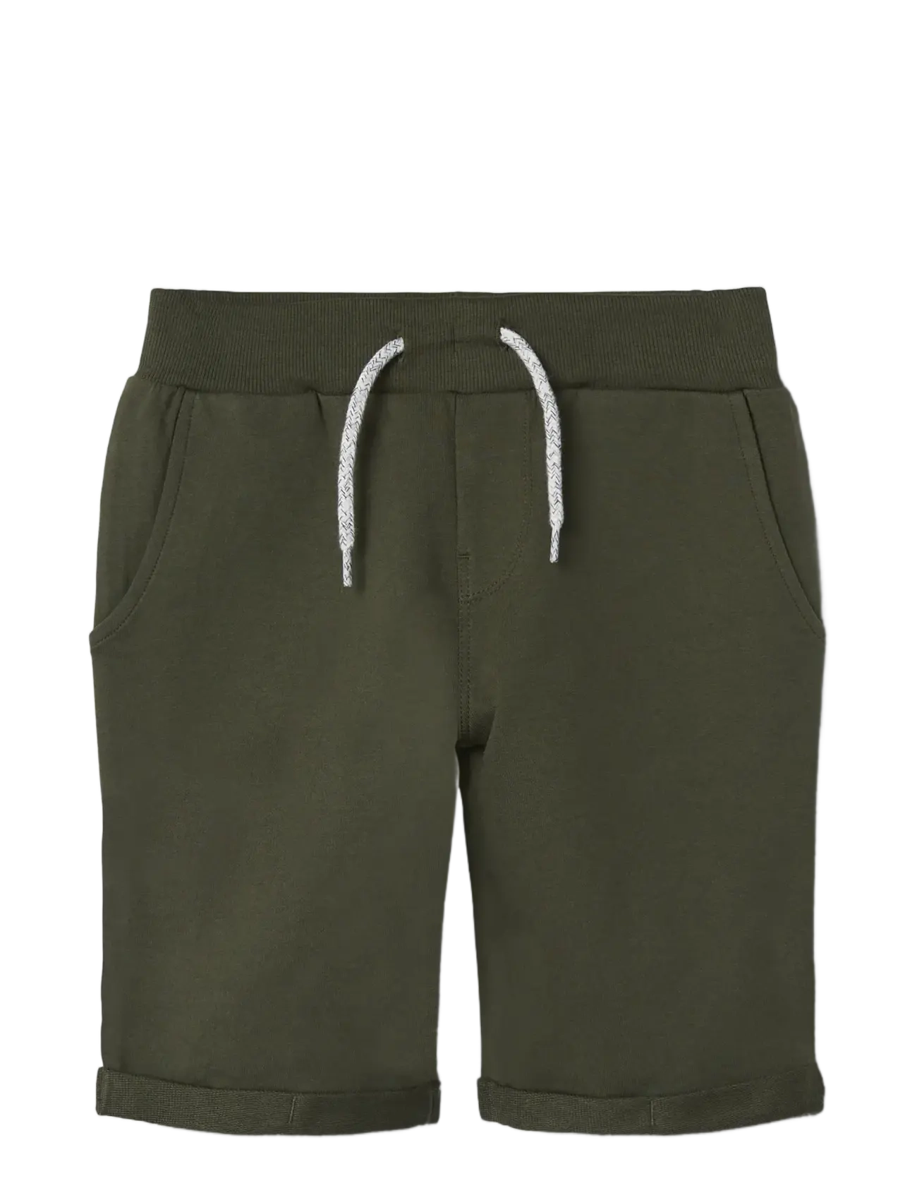 name it - NKMVERMO LONG SWE SHORTS UNB F NOOS - sweatshorts - deep depths - 4