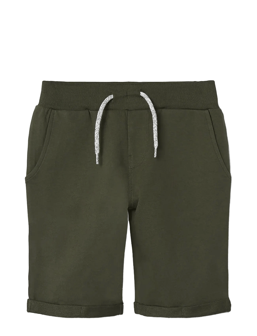 name it - NKMVERMO LONG SWE SHORTS UNB F NOOS - sweatshorts - deep depths - 4