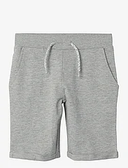 name it - NKMVERMO LONG SWE SHORTS UNB F NOOS - sweat shorts - grey melange - 0