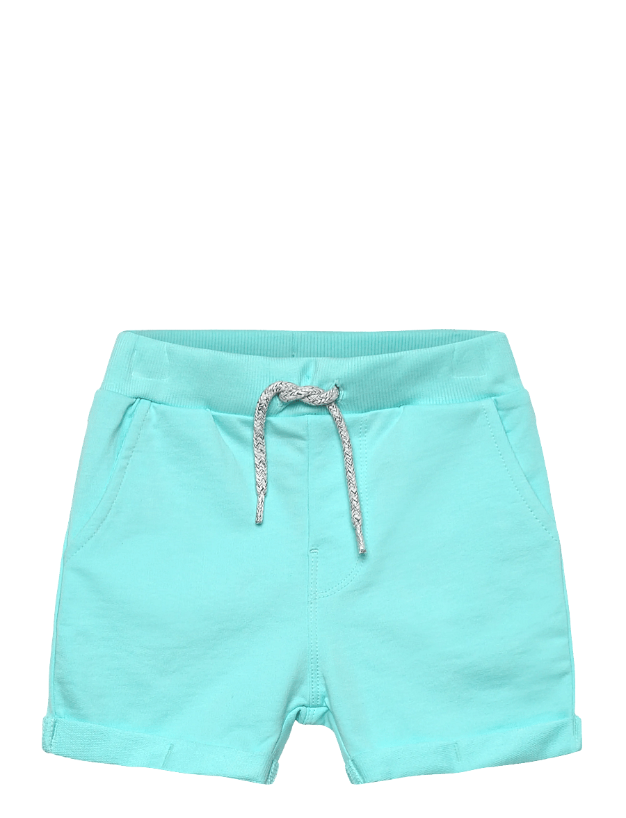 name it - NKMVERMO LONG SWE SHORTS UNB F NOOS - sweatshorts - limpet shell - 0