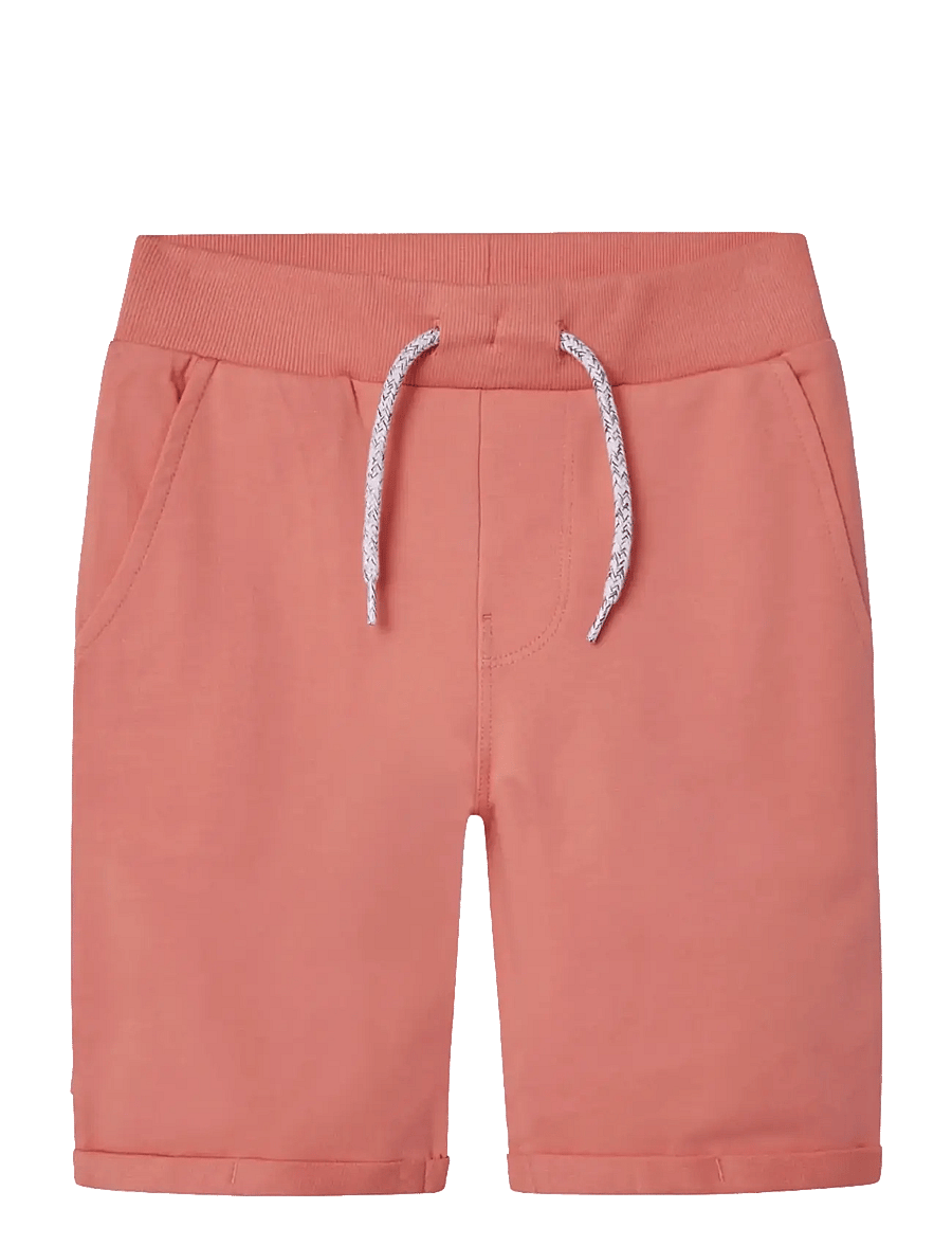 name it - NKMVERMO LONG SWE SHORTS UNB F NOOS - sweatshorts - peach echo - 0