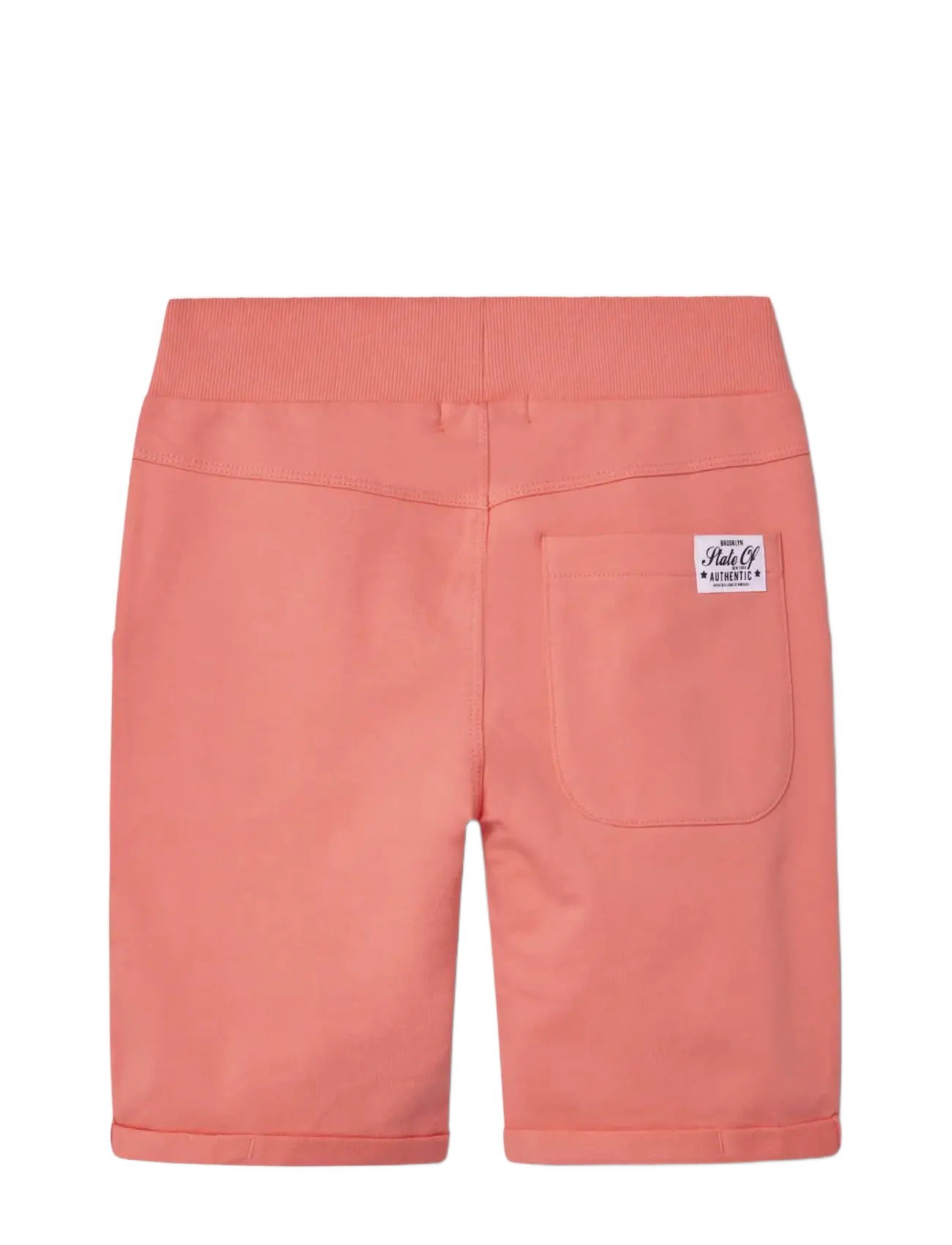 name it - NKMVERMO LONG SWE SHORTS UNB F NOOS - sweatshorts - peach echo - 1