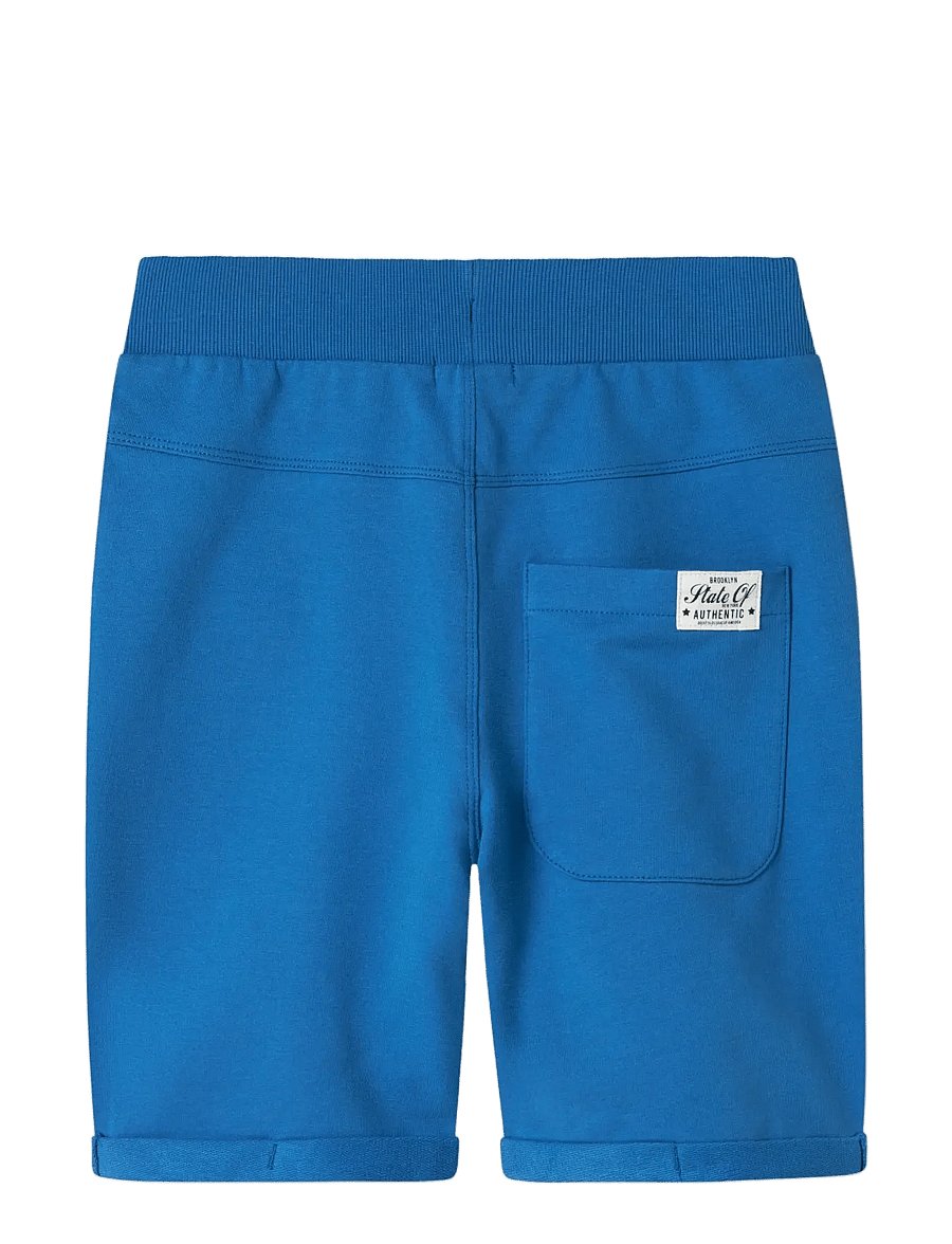 name it - NKMVERMO LONG SWE SHORTS UNB F NOOS - sweatshorts - star sapphire - 1