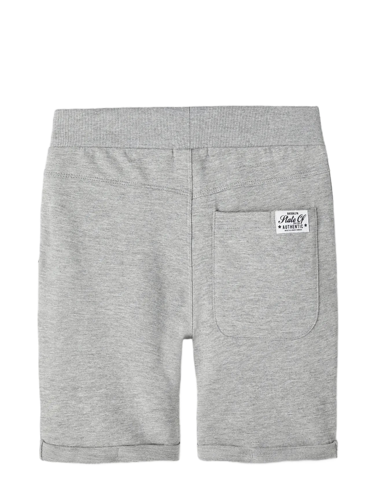 name it - NKMVERMO 2P LONG SWE SHORTS UNB F NOOS - sweatshorts - grey melange - 2