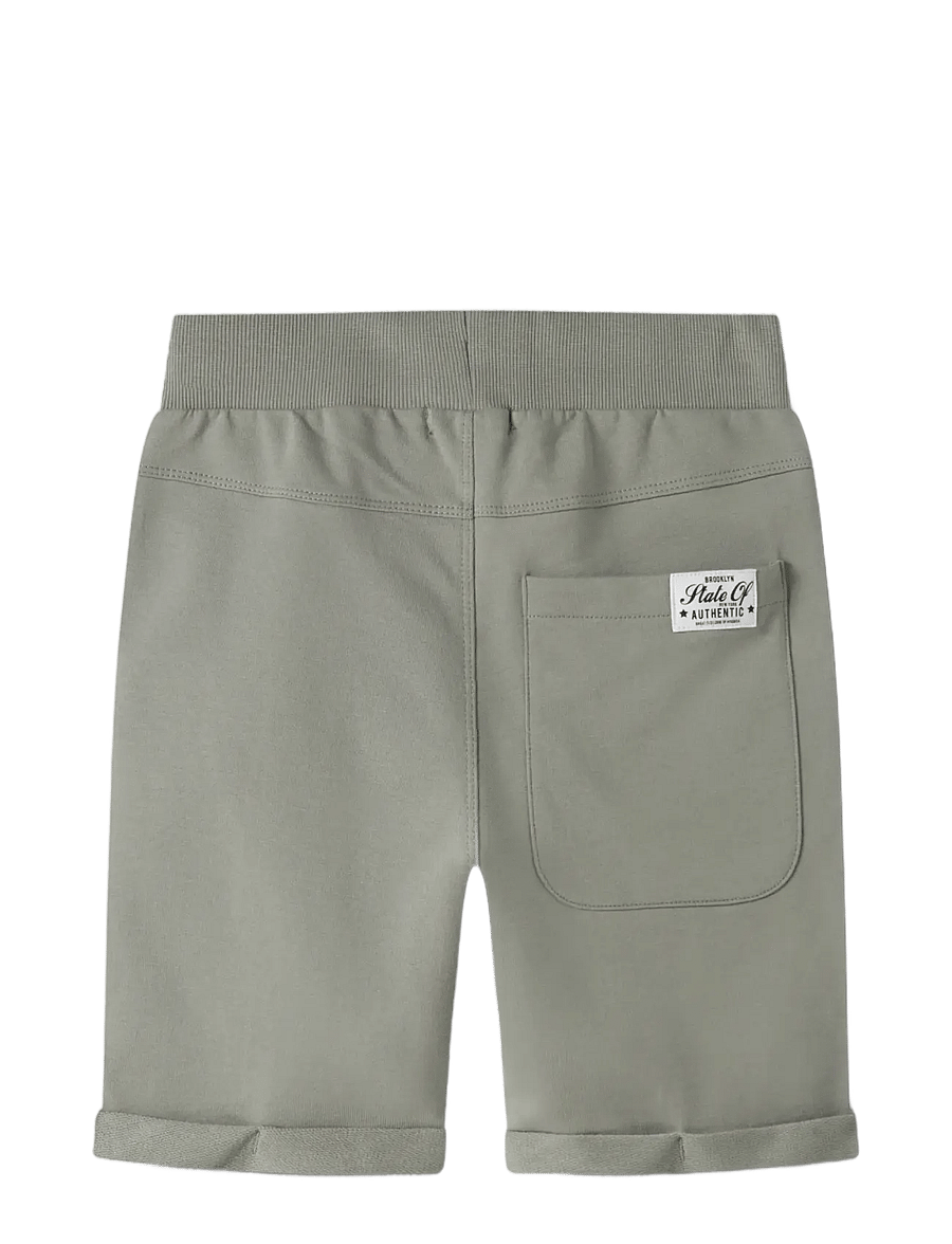 name it - NKMVERMO 2P LONG SWE SHORTS UNB F NOOS - sporta šorti - shadow - 1