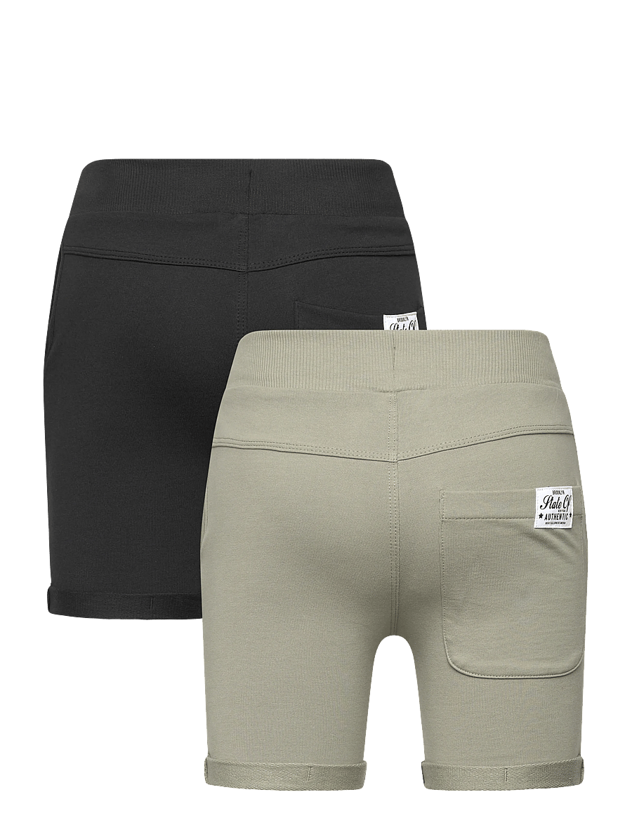 name it - NKMVERMO 2P LONG SWE SHORTS UNB F NOOS - sporta šorti - shadow - 5