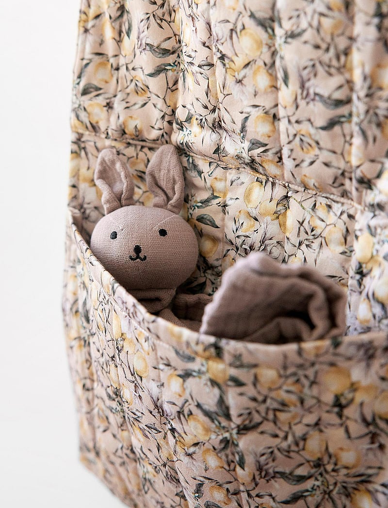 name it - NBNFREY QUILTED WALL POCKET - storage baskets - crystal gray - 5