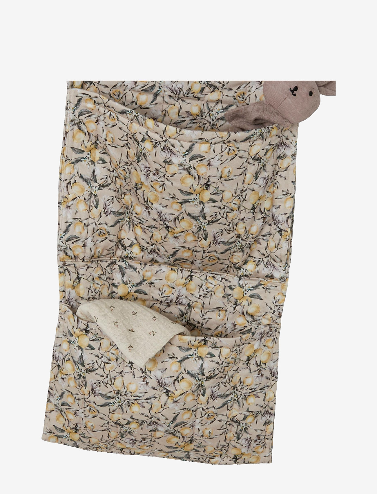 name it - NBNFREY QUILTED WALL POCKET - storage baskets - crystal gray - 3