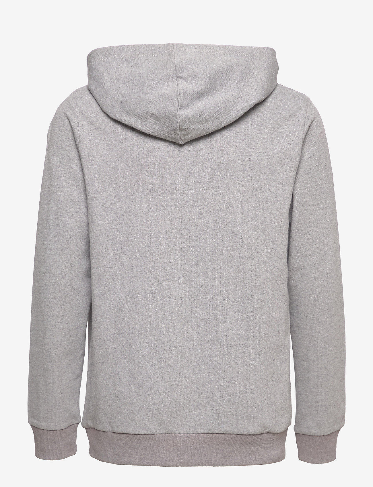 name it - NKMNESWEAT W HOOD UNB NOOS - grey melange - 1