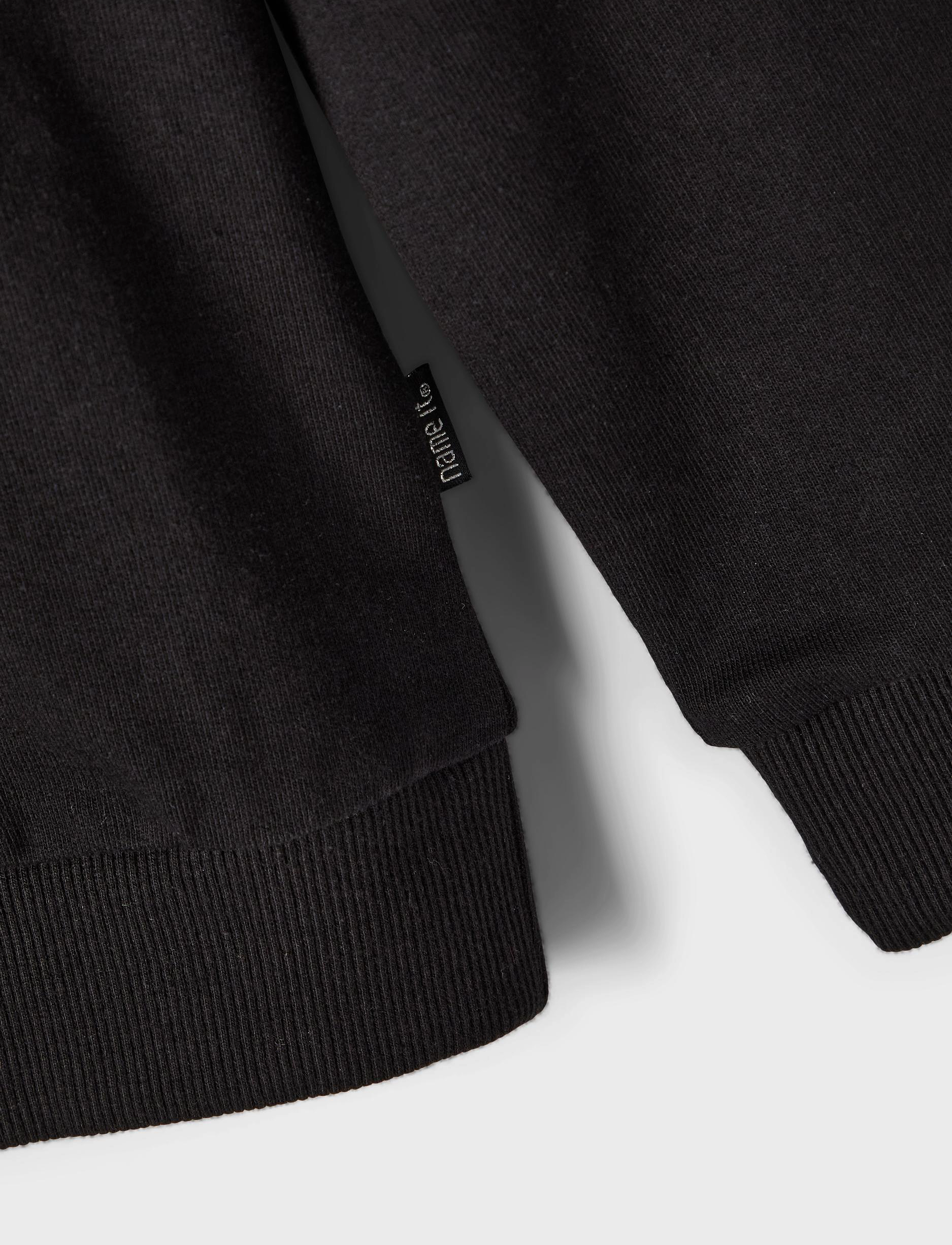 name it - NKFNASWEAT W HOOD UNB NOOS - black - 3