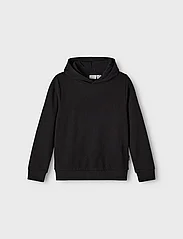 name it - NKFNASWEAT W HOOD UNB NOOS - sweatshirts & hoodies - black - 4