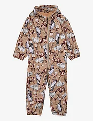 name it - NBNALFA SUIT YOUNG ANIMALS FO - softshell coveralls - tigers eye - 0