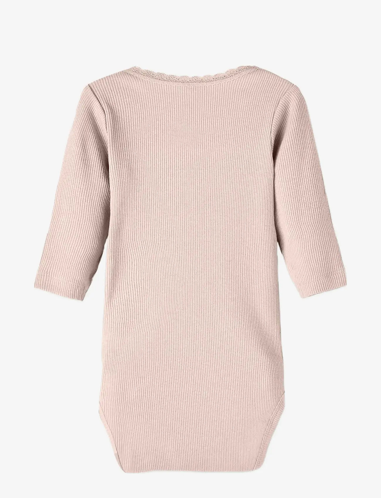 name it - NBFKAB 2P LS BODY NOOS - langærmede bodyer - peyote melange - 2