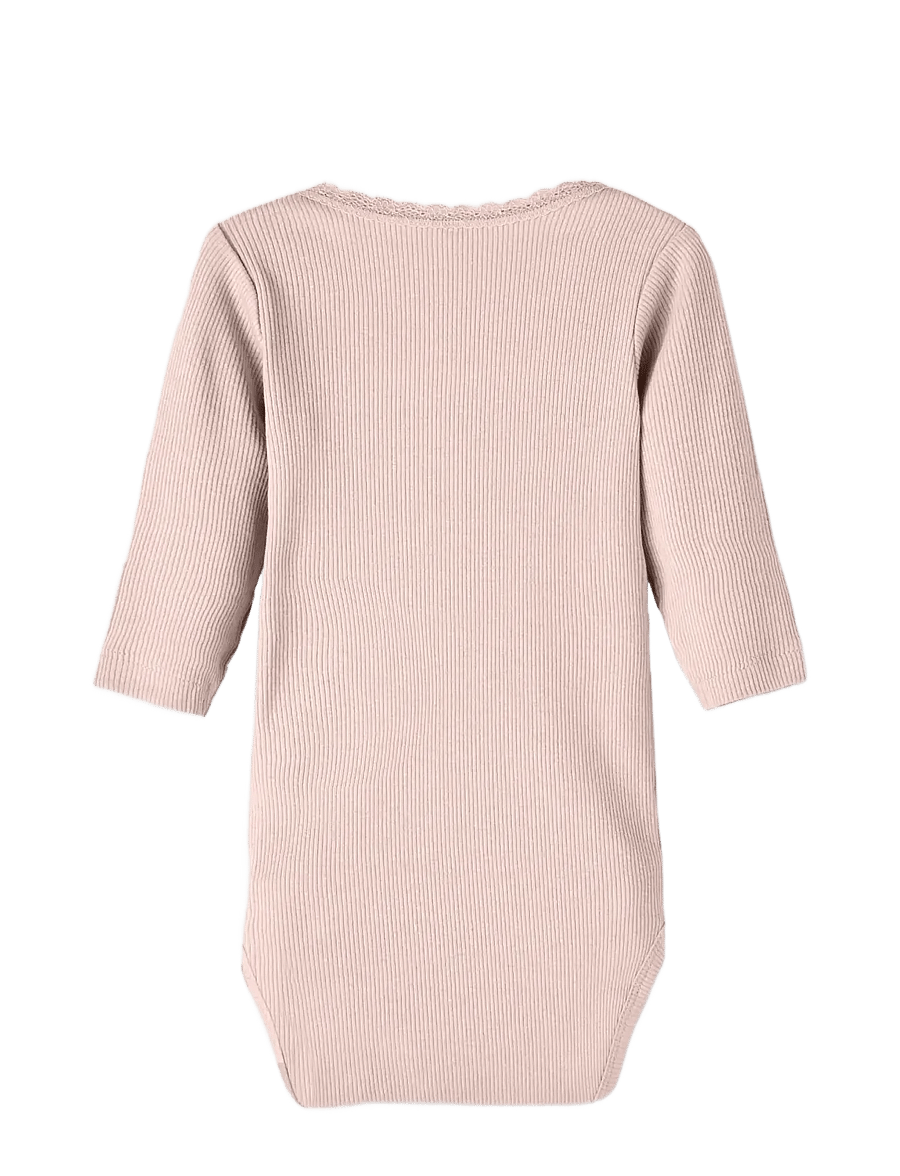 name it - NBFKAB 2P LS BODY NOOS - bodies à manches longues - peyote melange - 1