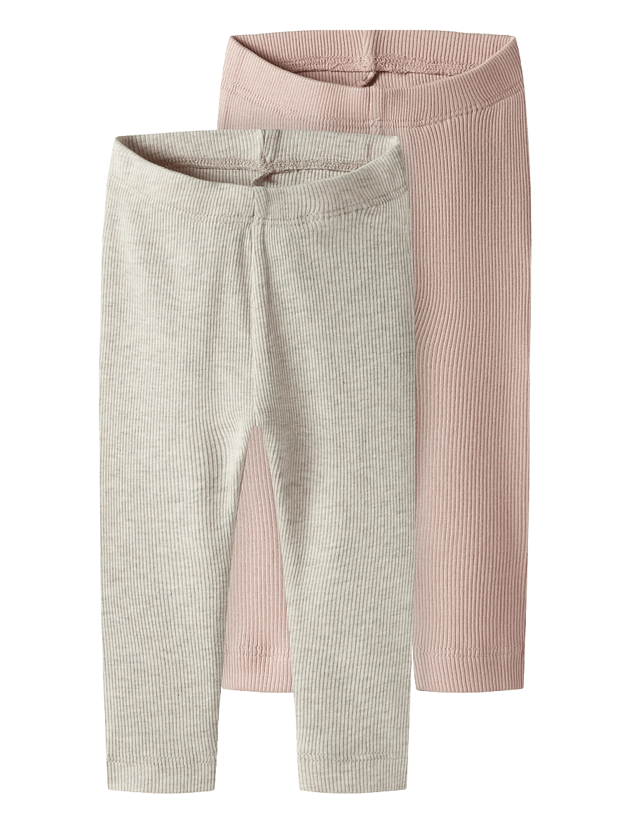 name it - NBNKAB 2P LEGGING NOOS - multipack leggings - peyote melange - 1