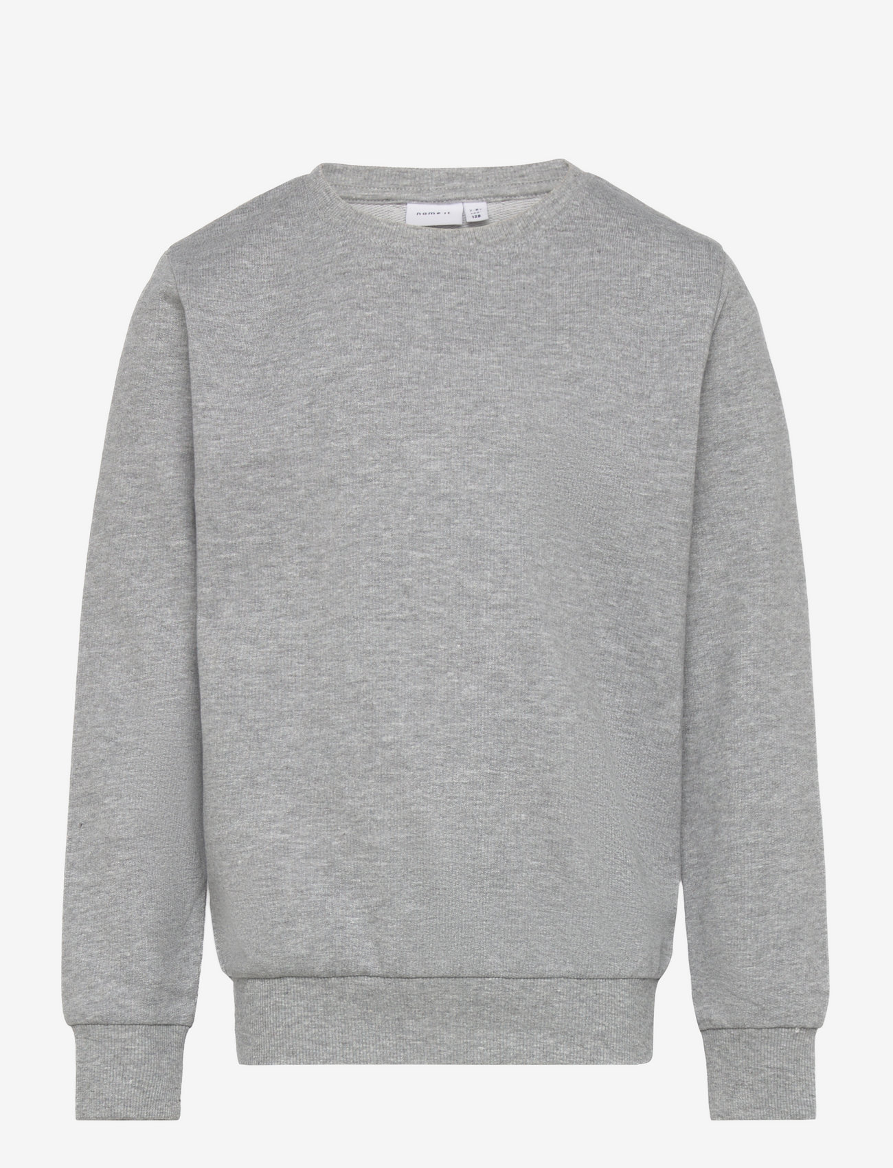 name it - NKMNESWEAT UNB NOOS - sweatshirts - grey melange - 0