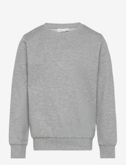 name it - NKMNESWEAT UNB NOOS - sweatshirts & huvtröjor - grey melange - 0
