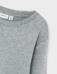 name it - NKMNESWEAT UNB NOOS - sweatshirts & huvtröjor - grey melange - 2