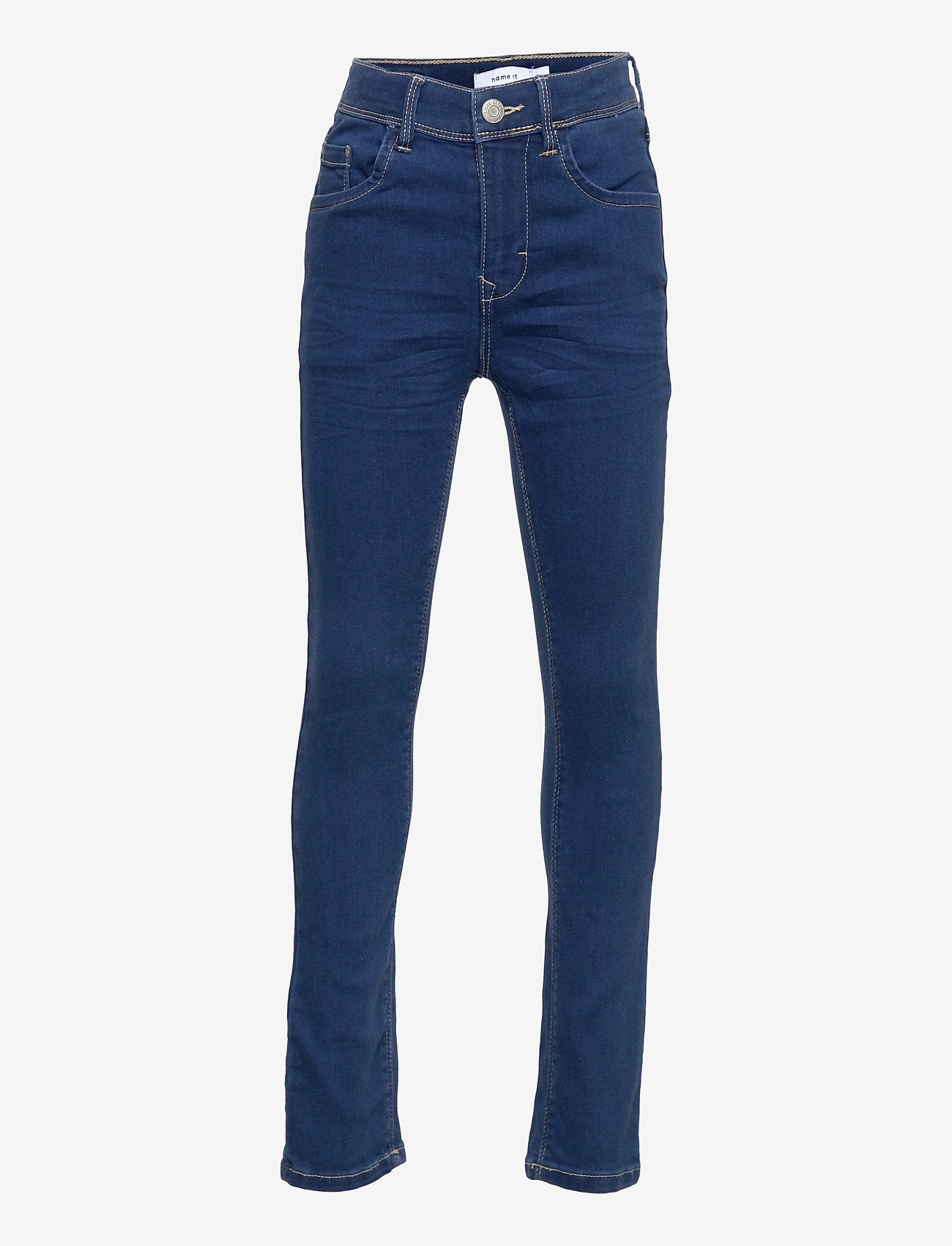 name it - NKFSALLI DNMTINDY HW PANT - skinny jeans - medium blue denim - 0