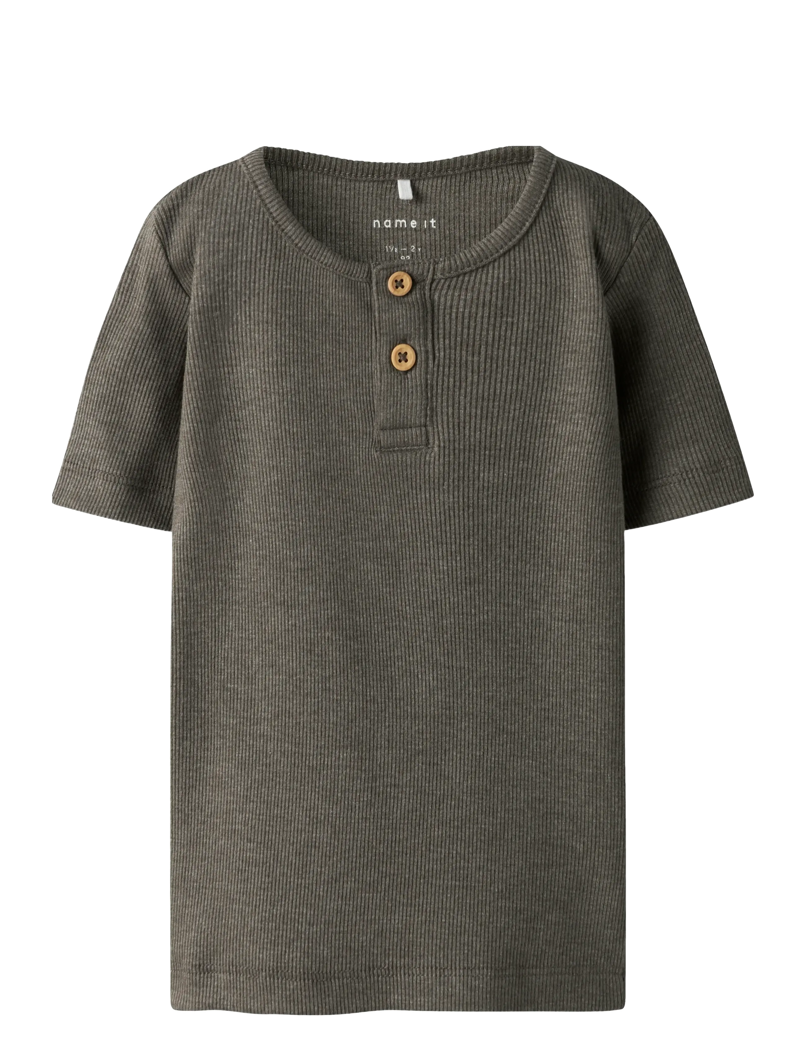 name it NMMKAB SS TOP NOOS - Kortermede t-skjorter - BUNGEE CORD / brown