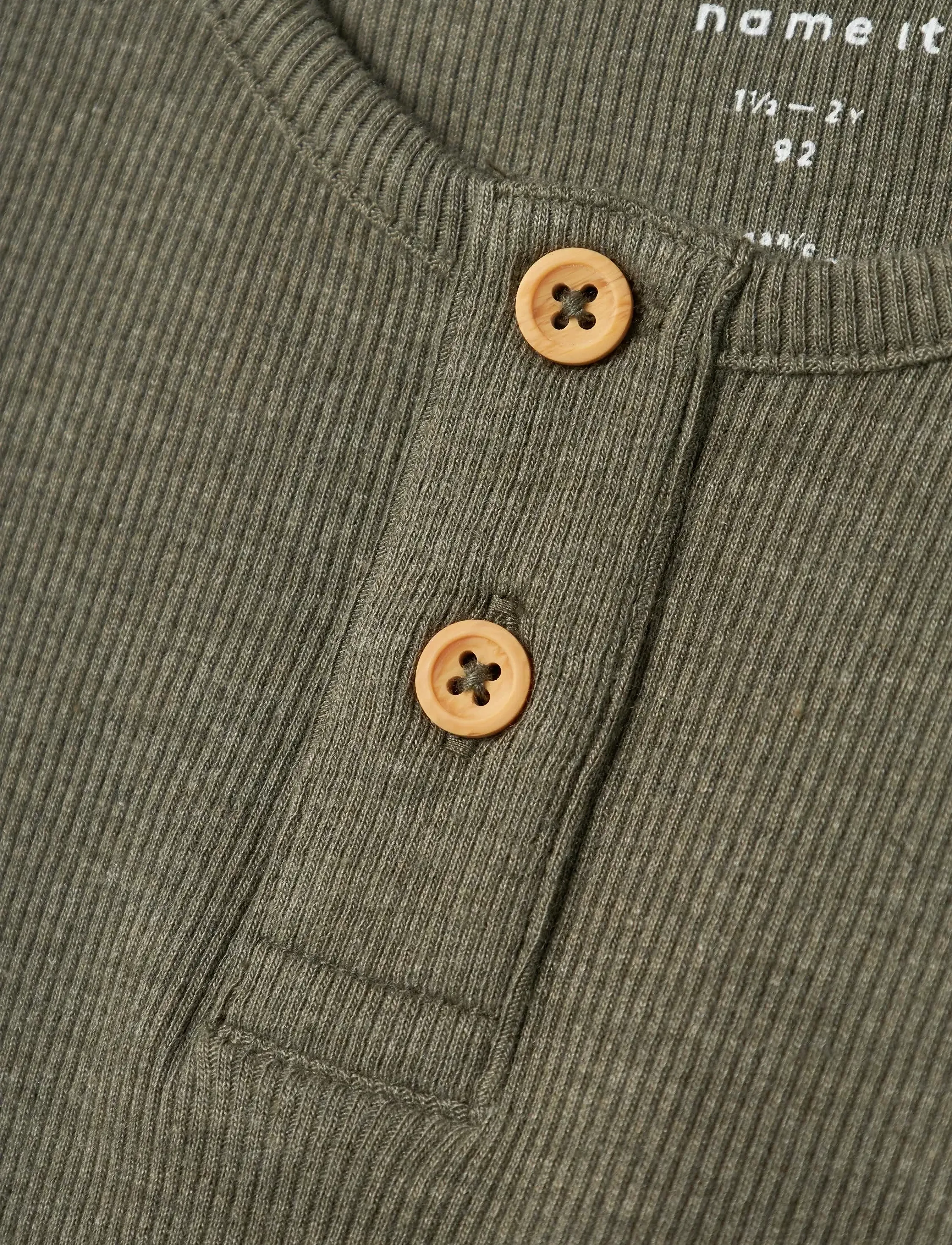 name it - NMMKAB SS TOP NOOS - kortærmede - dusty olive - 2
