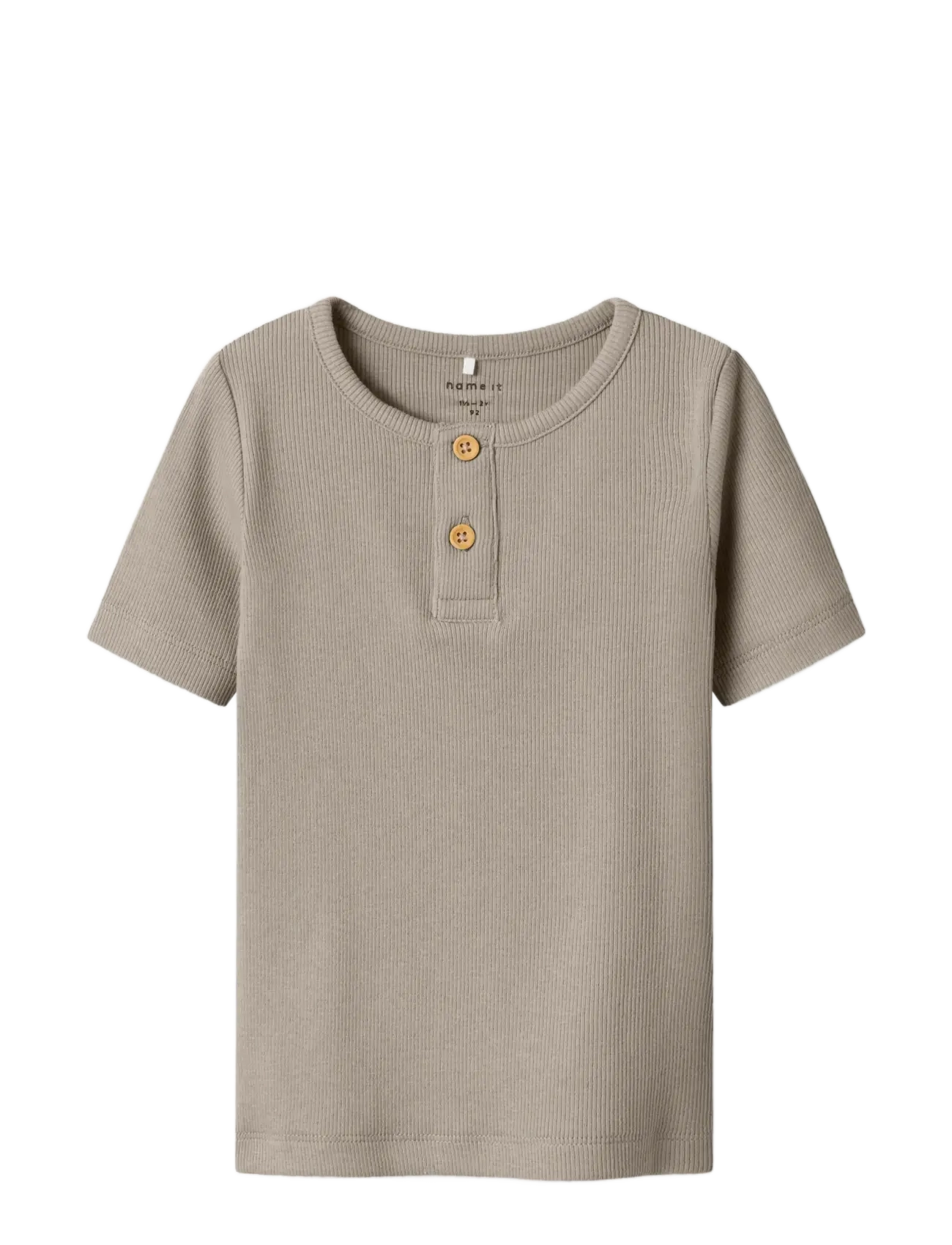 name it NMMKAB SS TOP NOOS - Alussärgid - PURE CASHMERE / beige