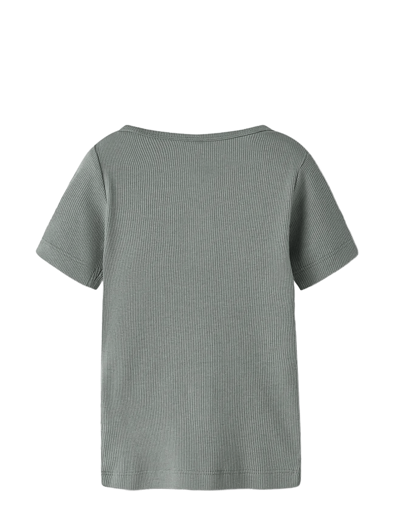 name it - NMMKAB SS TOP NOOS - kortærmede t-shirts - shadow - 1
