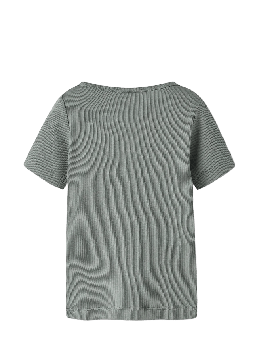 name it - NMMKAB SS TOP NOOS - t-krekli ar īsām piedurknēm - shadow - 1