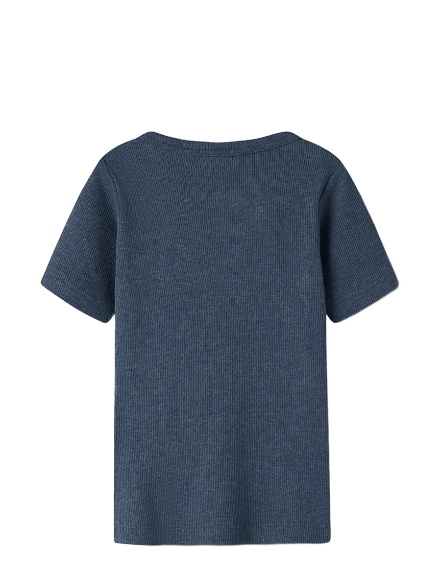 name it - NMMKAB SS TOP NOOS - lühikeste varrukatega t-särgid - vintage indigo - 1