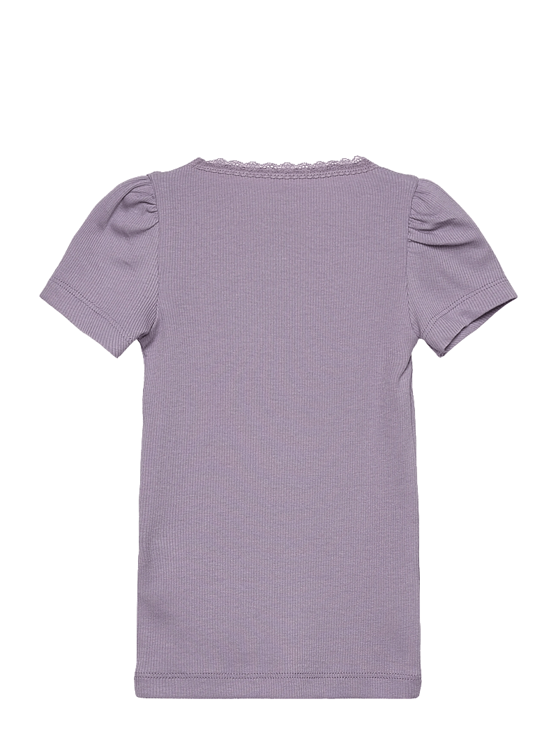name it - NMFKAB SS TOP NOOS - lühikeste varrukatega t-särgid - lavender gray - 1