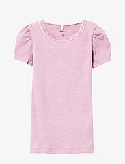 name it - NMFKAB SS TOP NOOS - ar īsām piedurknēm - parfait pink - 0