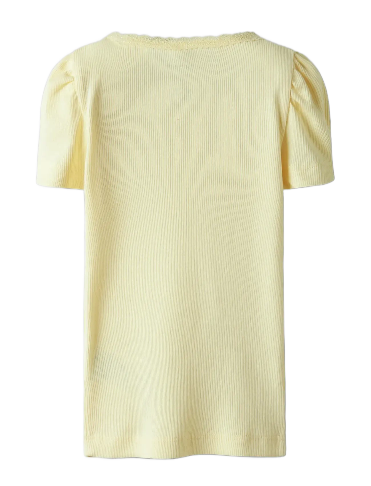 name it - NMFKAB SS TOP NOOS - kortermede - pastel yellow - 1