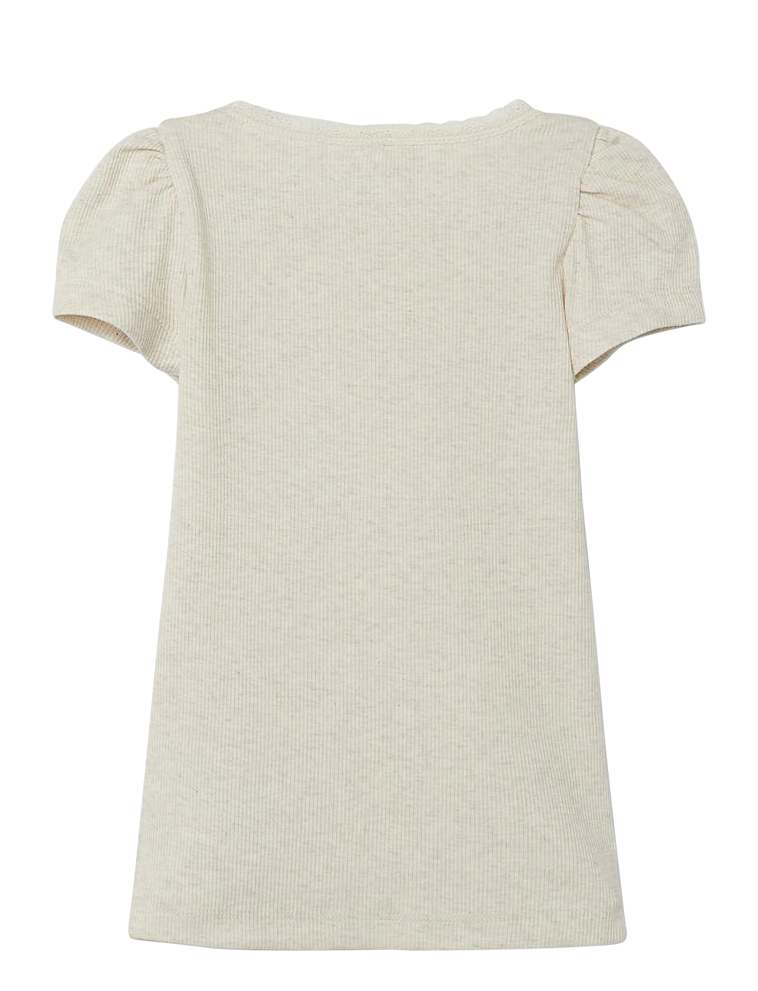 name it - NMFKAB SS TOP NOOS - kortærmede - peyote melange - 1