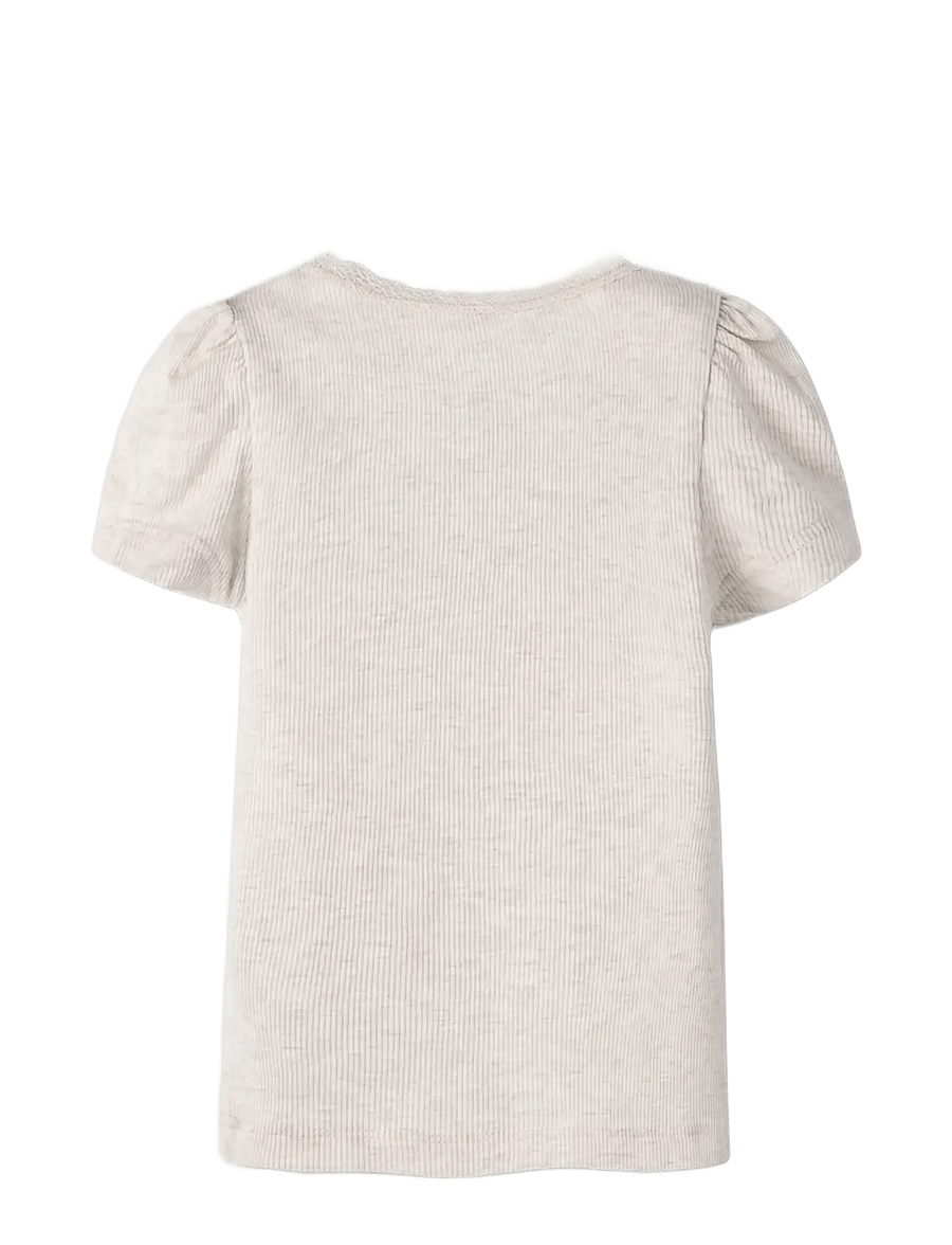 name it - NMFKAB SS TOP NOOS - lühikeste varrukatega t-särgid - peyote melange - 1