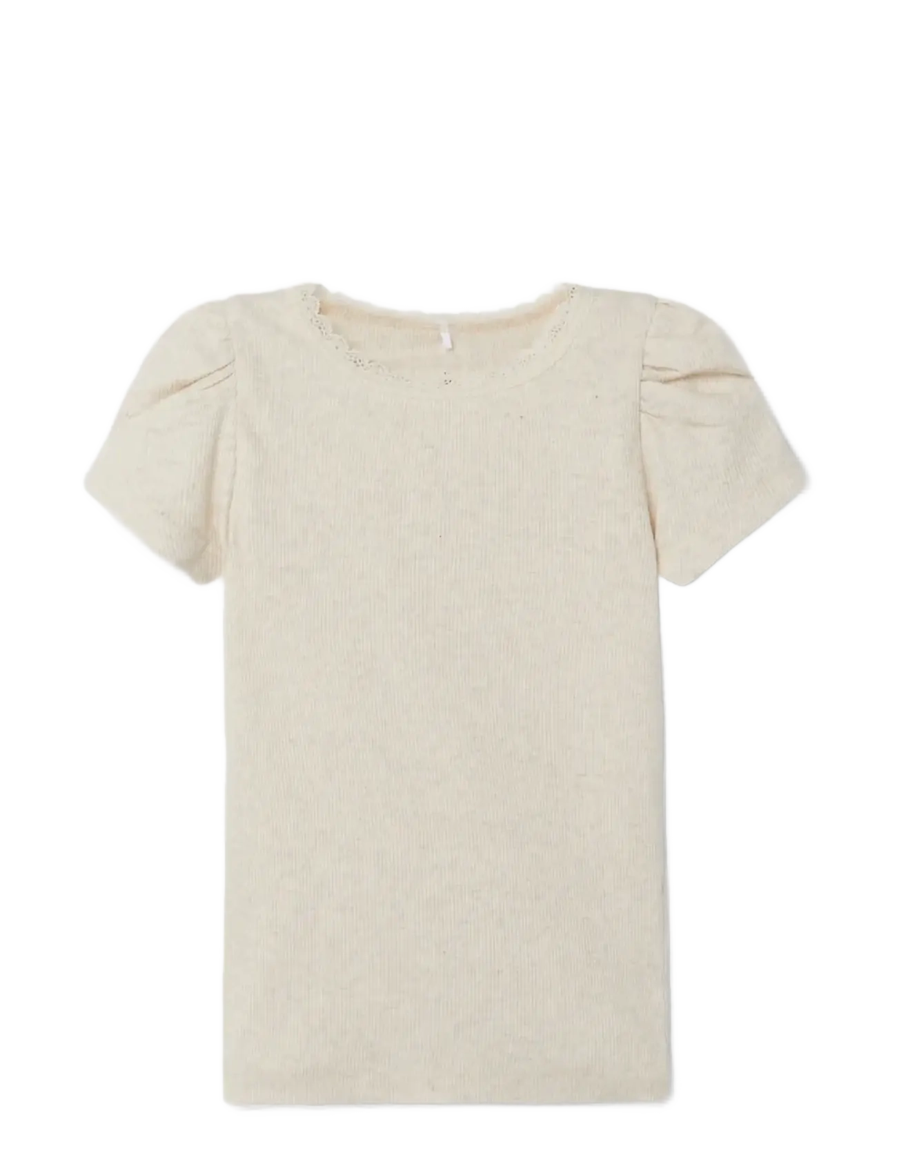 name it - NMFKAB SS TOP NOOS - kortärmade t-shirts - peyote melange - 2