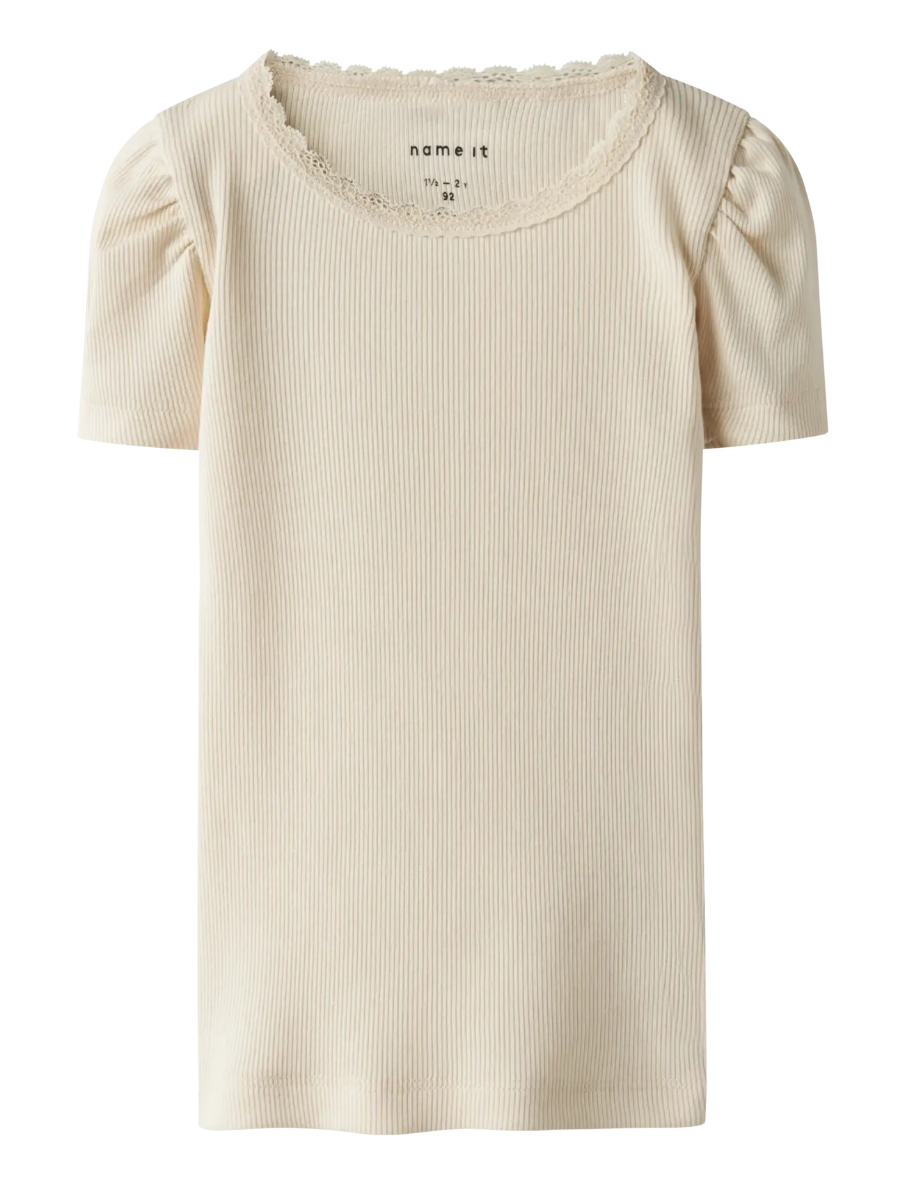 name it NMFKAB SS TOP NOOS - Oberteile & T-Shirts - SUMMER SAND / beige