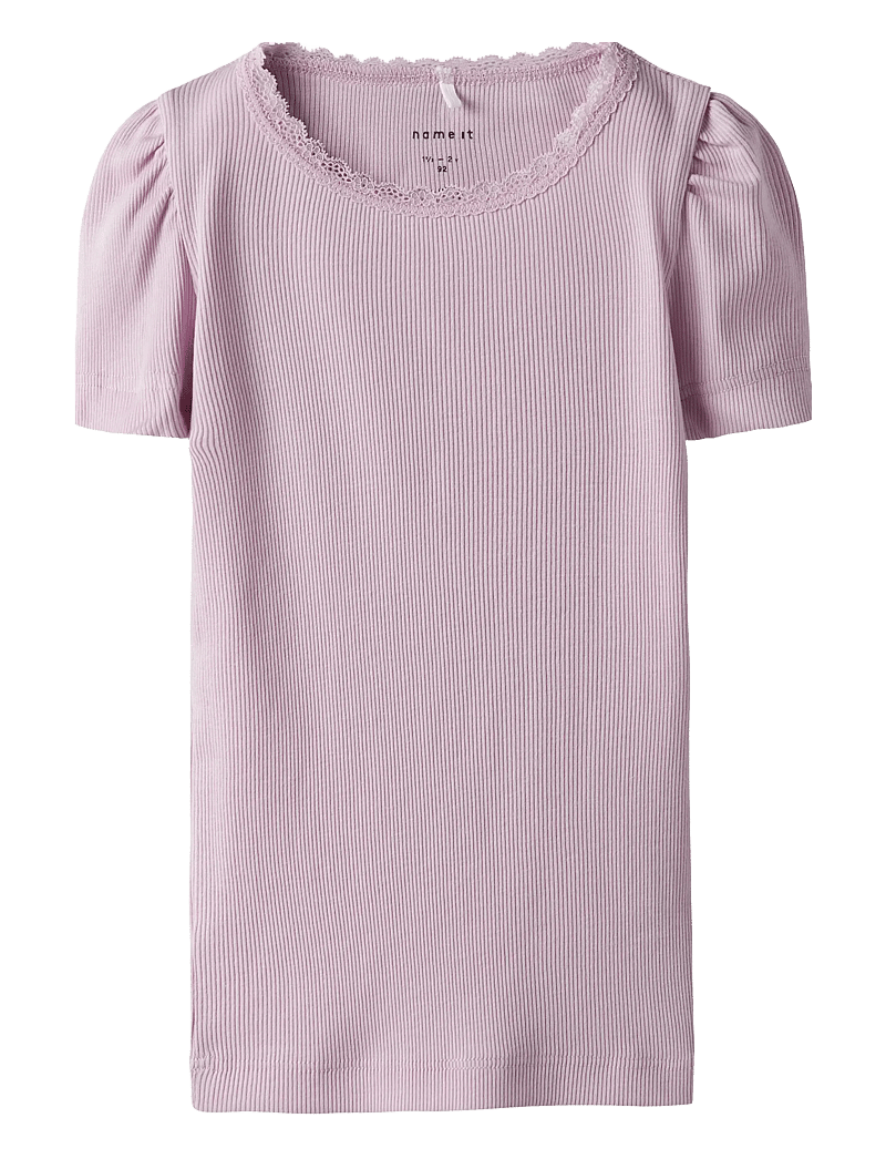 name it - NMFKAB SS TOP NOOS - kurzärmelige - winsome orchid - 0