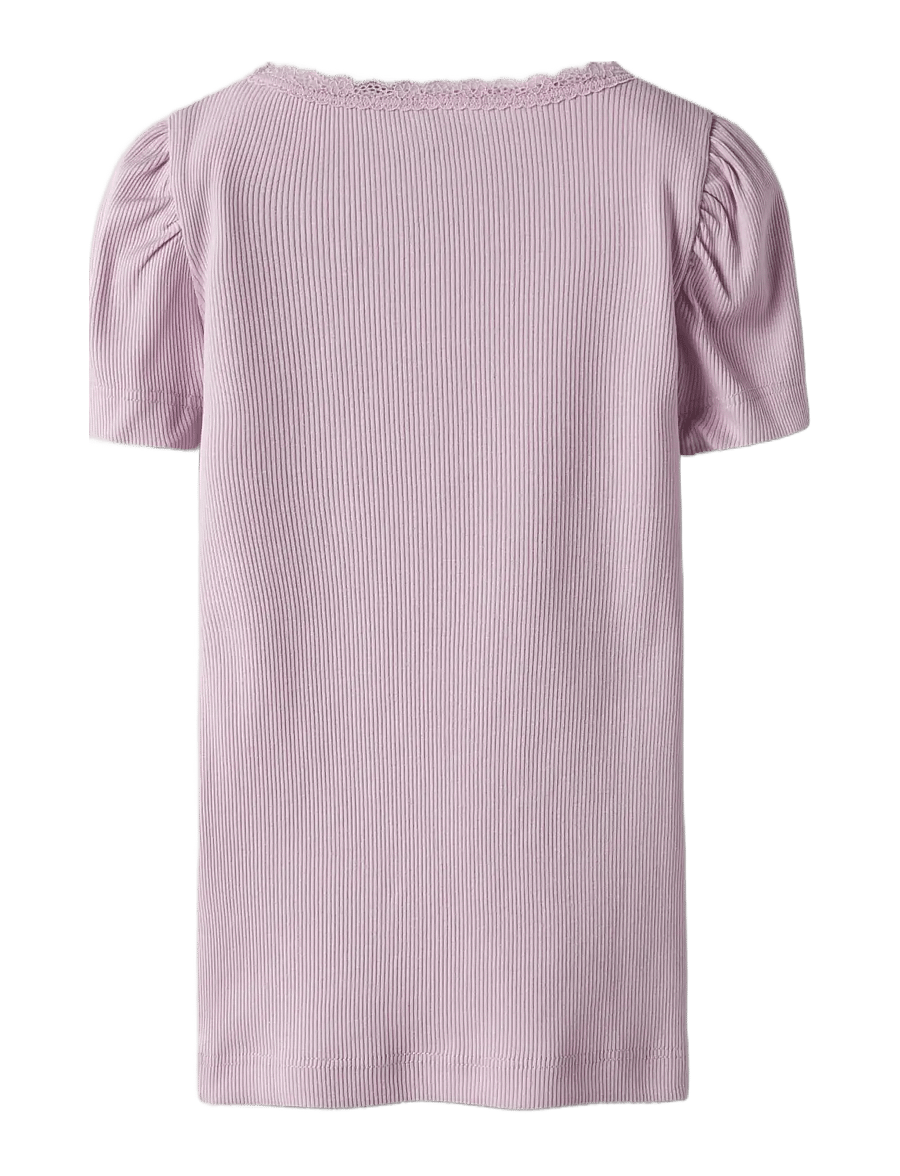 name it - NMFKAB SS TOP NOOS - kurzärmelige - winsome orchid - 1
