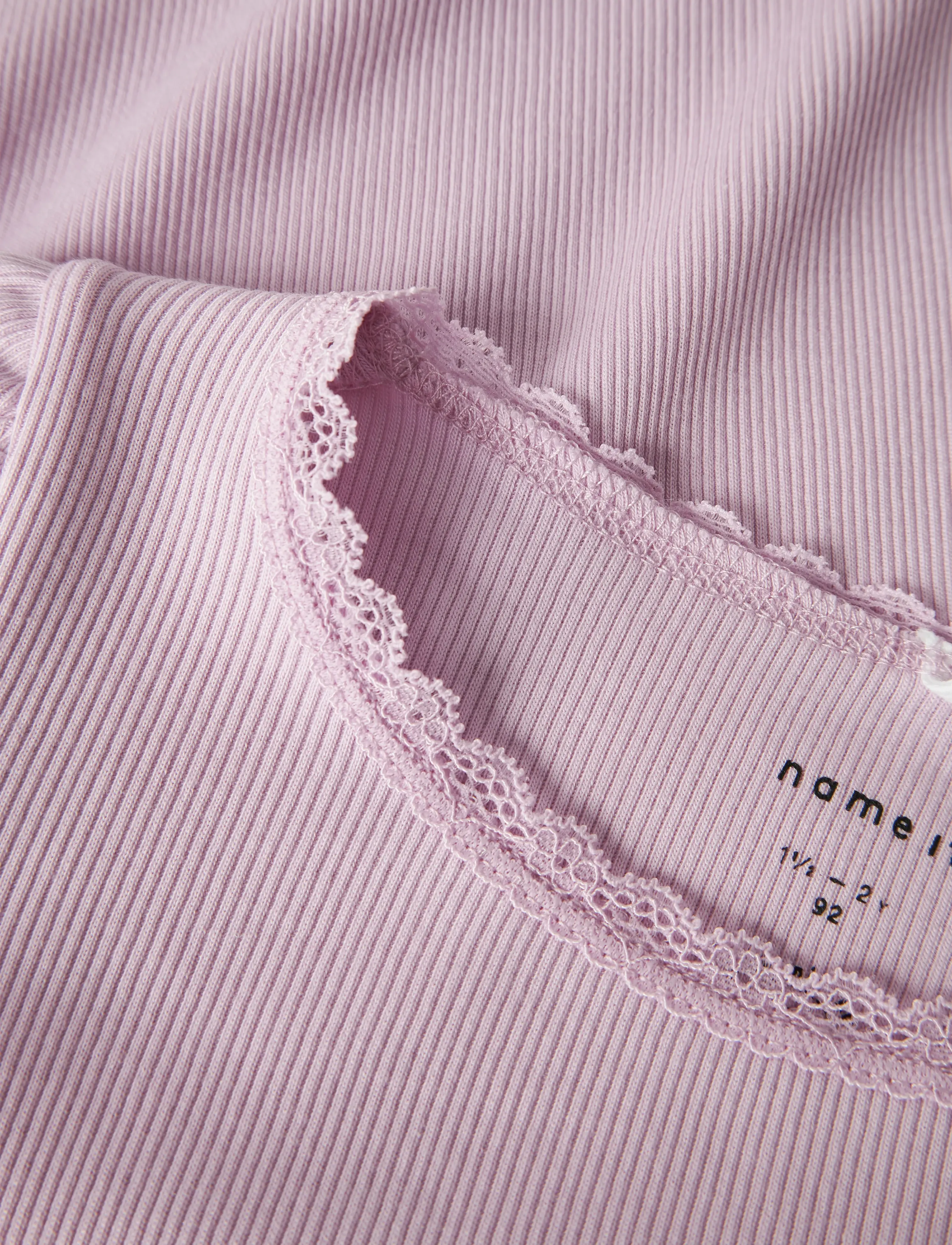 name it - NMFKAB SS TOP NOOS - lühikeste varrukatega - winsome orchid - 2