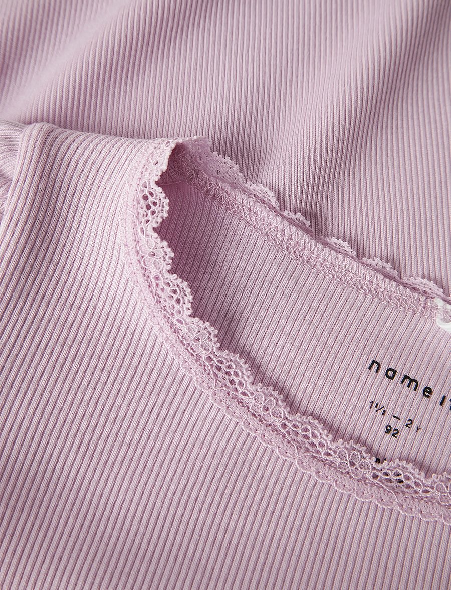 name it - NMFKAB SS TOP NOOS - kurzärmelige - winsome orchid - 2