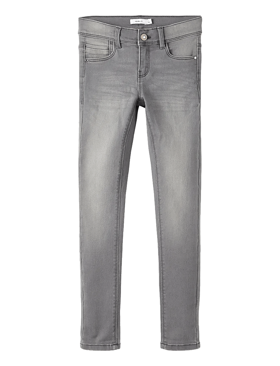 name it - NKFPOLLY DNMTASI 5676 PANT NOOS - skinny jeans - medium grey denim - 0