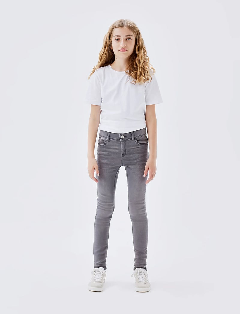 name it - NKFPOLLY DNMTASI 5676 PANT NOOS - skinny jeans - medium grey denim - 3