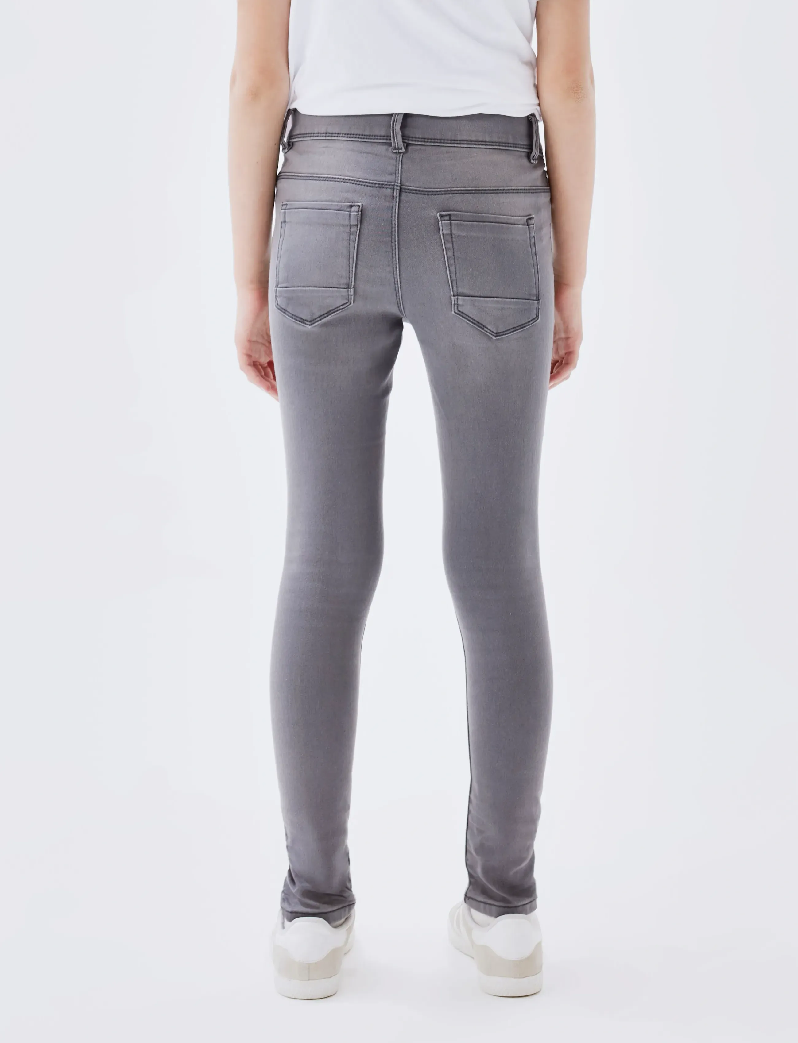 name it - NKFPOLLY DNMTASI 5676 PANT NOOS - skinny jeans - medium grey denim - 4
